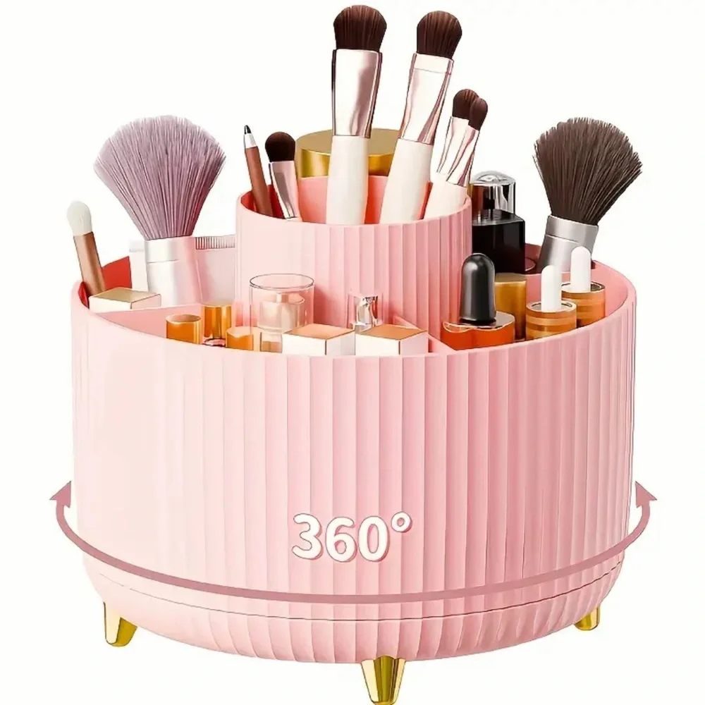 360° Rotating Makeup Organizer